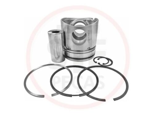 Um kit de pistão, anéis, pino e travas ISB 050 da KS Kolbenschmidt é um conjunto de peças de reposição de alta qualidade para motores diesel Cummins ISB. A designação "050" indica que o kit é projetado para motores que passaram por retífica e necessitam de pistões com um diâmetro 0,50 mm maior do que o padrão.