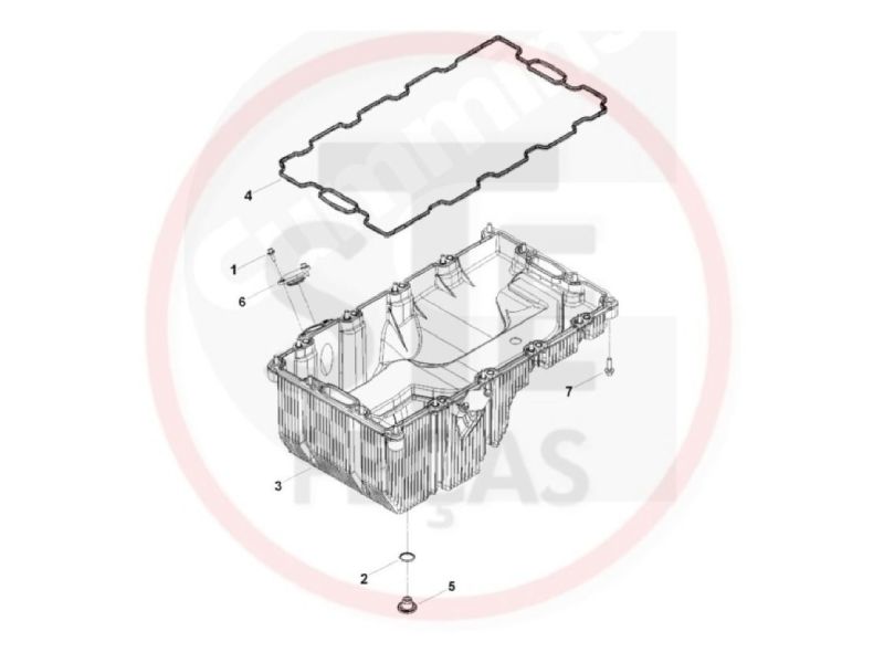A junta do cárter do motor Cummins ISF 3.8 é um componente essencial para garantir a vedação adequada do cárter do motor, prevenindo vazamentos de óleo e garantindo o bom funcionamento do sistema. Fabricada com materiais de alta qualidade, essa junta é projetada especificamente para se encaixar de forma precisa e segura no motor Cummins ISF 3.8, proporcionando uma vedação eficaz e duradoura.