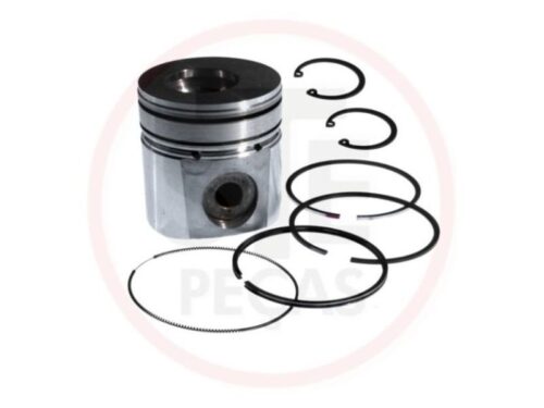 Um kit de pistão, anéis, pino e travas para motores Cummins BT é um conjunto de peças de reposição essencial para a manutenção e retífica desses motores diesel. Cada componente desempenha um papel crucial no funcionamento do motor: