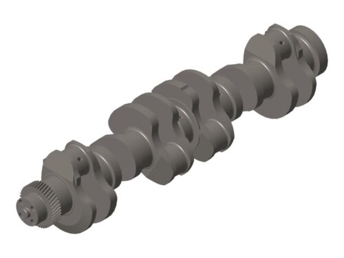 O virabrequim do motor Cummins 6CT 8.3 é um componente crucial, responsável por converter o movimento linear dos pistões em movimento rotativo, que impulsiona o veículo. Este motor é conhecido por sua robustez e é amplamente utilizado em caminhões, ônibus e equipamentos de construção.